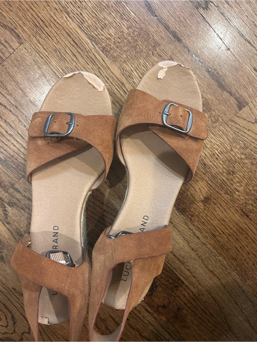 Lucky Brand suede upper